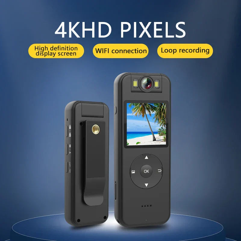 4K HD Camcorder Night Vision Law Enforcement Recorder